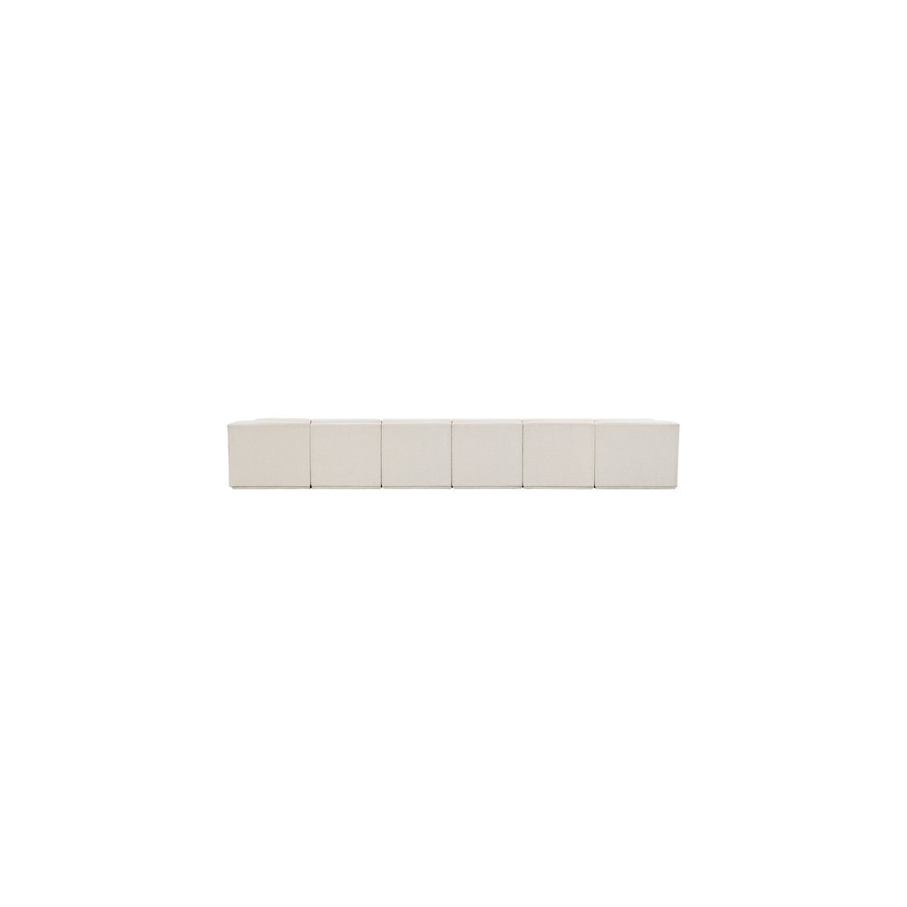 Ollie Cream Boucle Fabric Modular Sectional