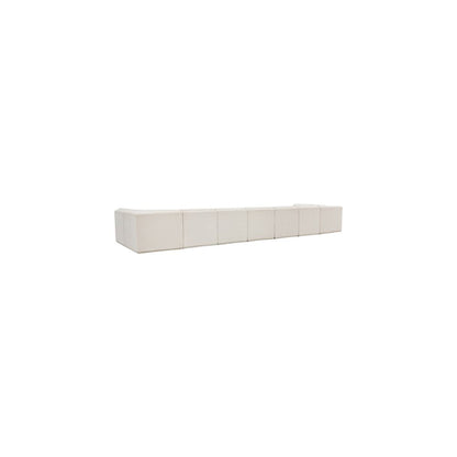 Ollie Cream Boucle Fabric Modular Sectional