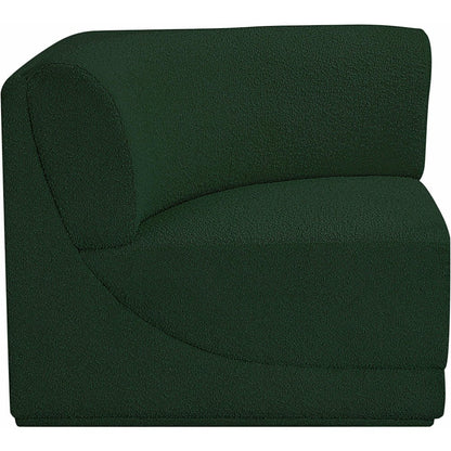 Ollie Green Boucle Fabric Corner