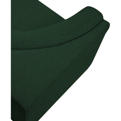 Ollie Green Boucle Fabric Corner