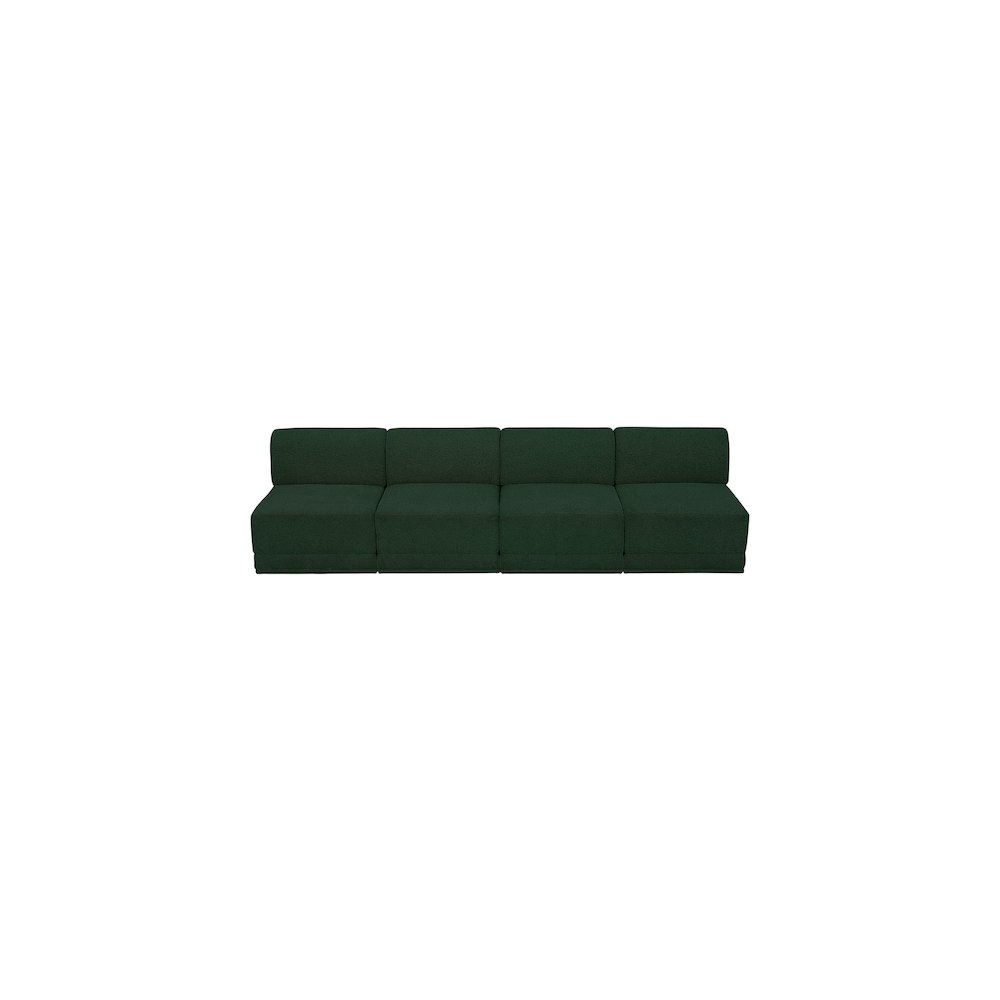 Ollie Green Boucle Fabric Modular Sofa
