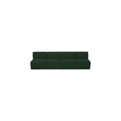 Ollie Green Boucle Fabric Modular Sofa