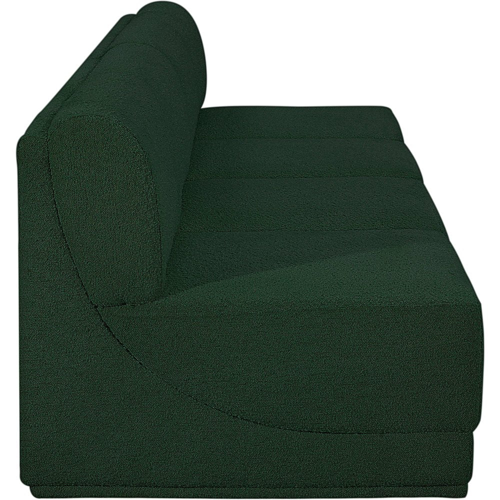 Ollie Green Boucle Fabric Modular Sofa