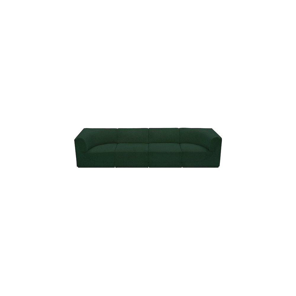 Ollie Green Boucle Fabric Modular Sofa