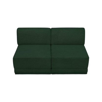 Ollie Green Boucle Fabric Modular Sofa
