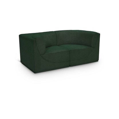 Ollie Green Boucle Fabric Modular Sofa