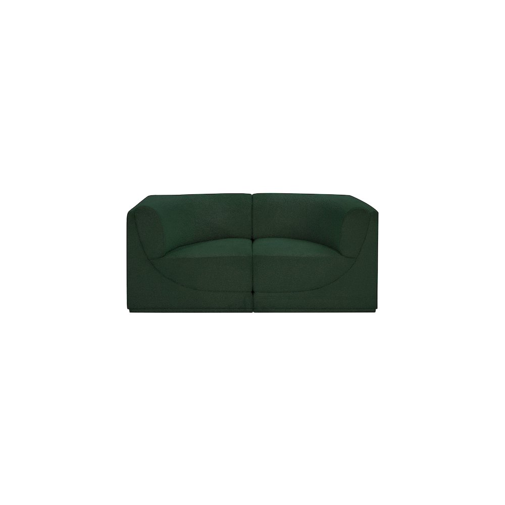 Ollie Green Boucle Fabric Modular Sofa