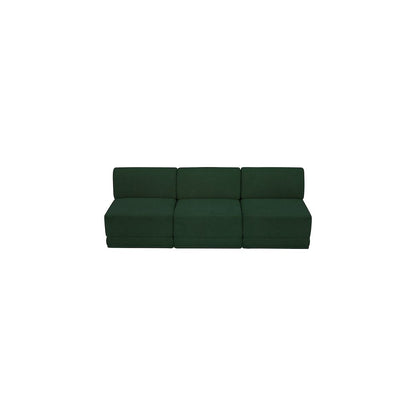 Ollie Green Boucle Fabric Modular Sofa