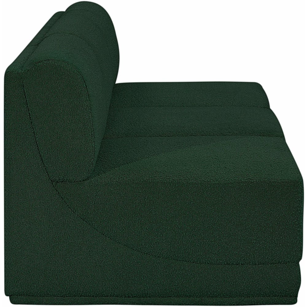 Ollie Green Boucle Fabric Modular Sofa