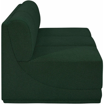 Ollie Green Boucle Fabric Modular Sofa