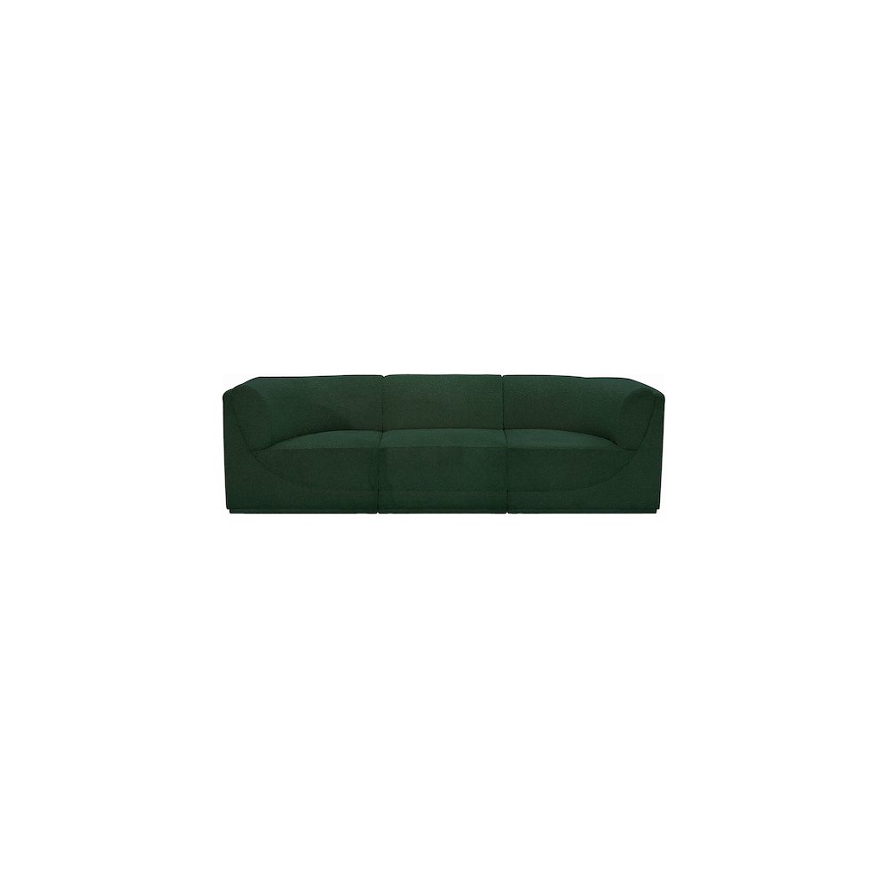 Ollie Green Boucle Fabric Modular Sofa