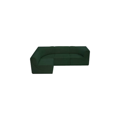 Ollie Green Boucle Fabric Modular Sectional