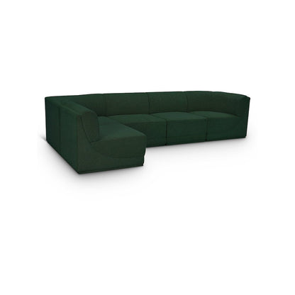 Ollie Green Boucle Fabric Modular Sectional