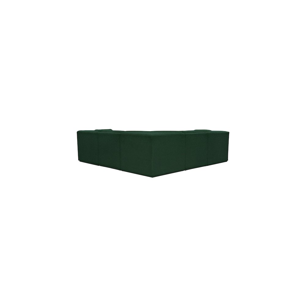 Ollie Green Boucle Fabric Modular Sectional