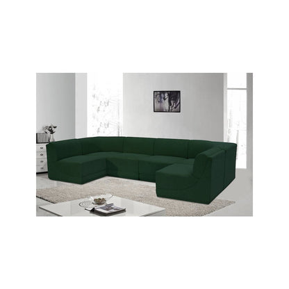 Ollie Green Boucle Fabric Modular Sectional