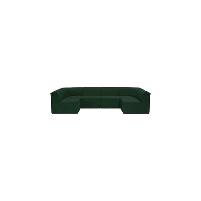 Ollie Green Boucle Fabric Modular Sectional