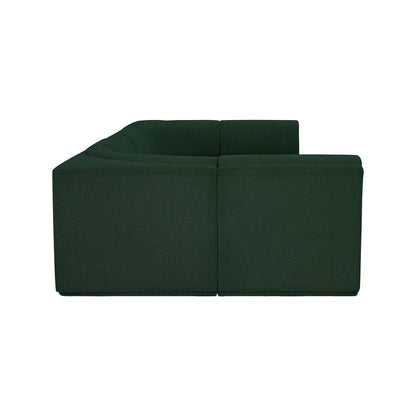 Ollie Green Boucle Fabric Modular Sectional