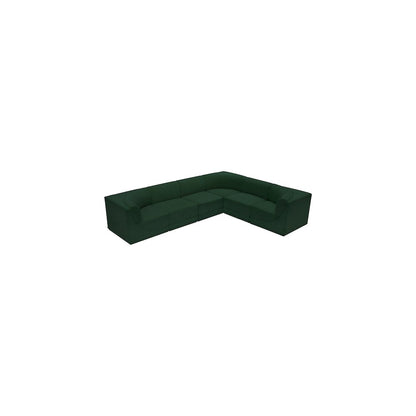 Ollie Green Boucle Fabric Modular Sectional