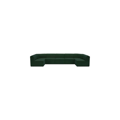 Ollie Green Boucle Fabric Modular Sectional