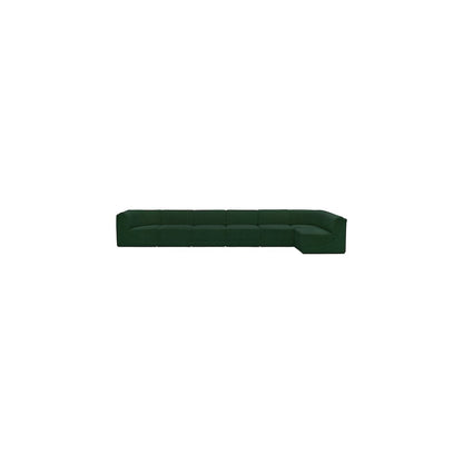 Ollie Green Boucle Fabric Modular Sectional