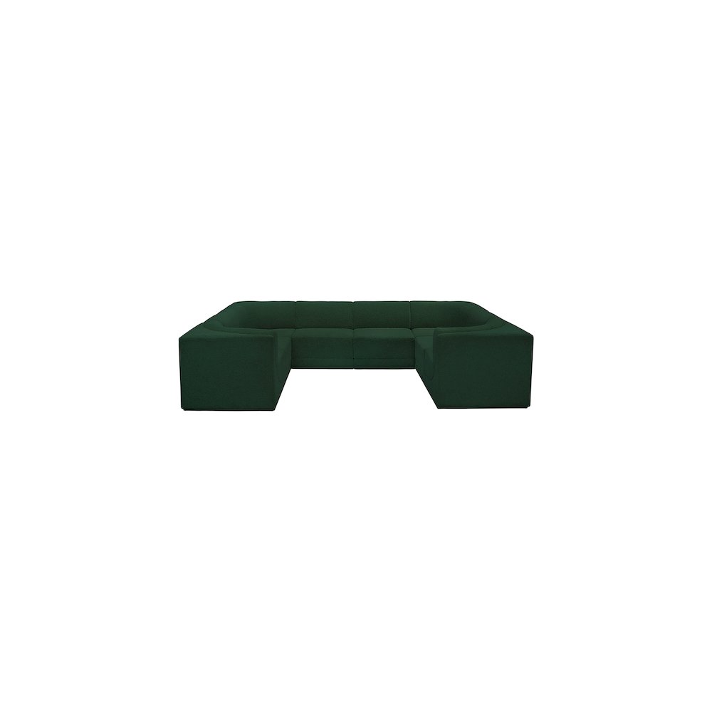 Ollie Green Boucle Fabric Modular Sectional