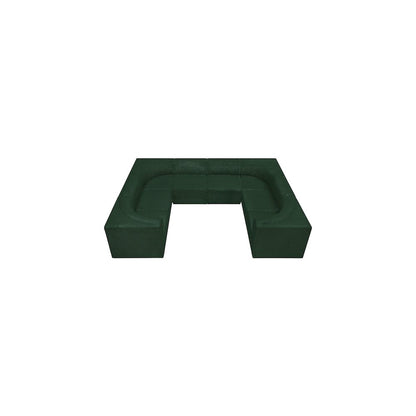 Ollie Green Boucle Fabric Modular Sectional