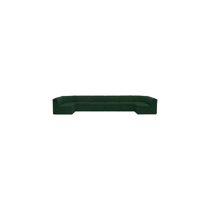Ollie Green Boucle Fabric Modular Sectional