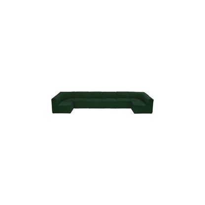 Ollie Green Boucle Fabric Modular Sectional