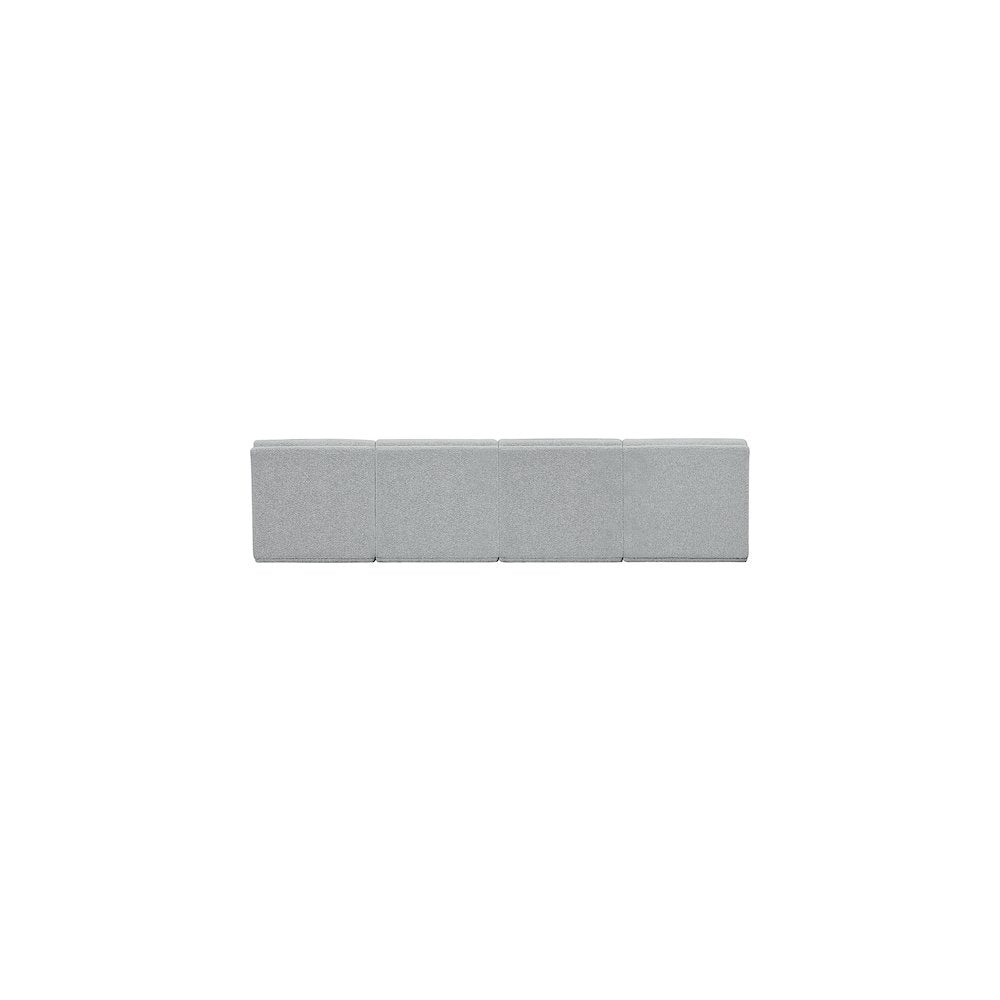Ollie Grey Boucle Fabric Modular Sofa