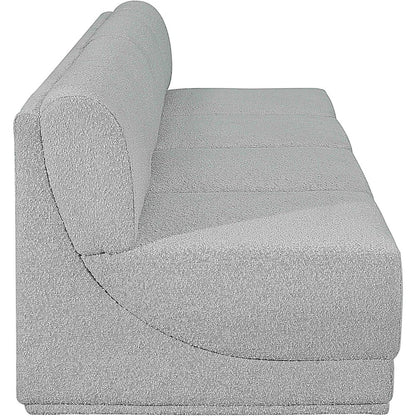 Ollie Grey Boucle Fabric Modular Sofa