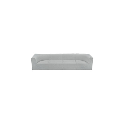 Ollie Grey Boucle Fabric Modular Sofa