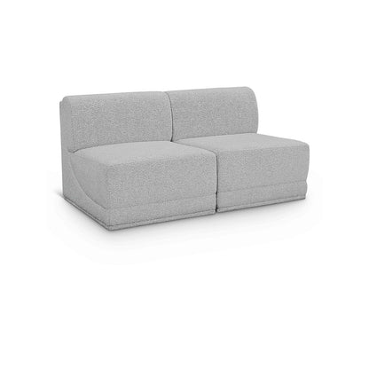 Ollie Grey Boucle Fabric Modular Sofa