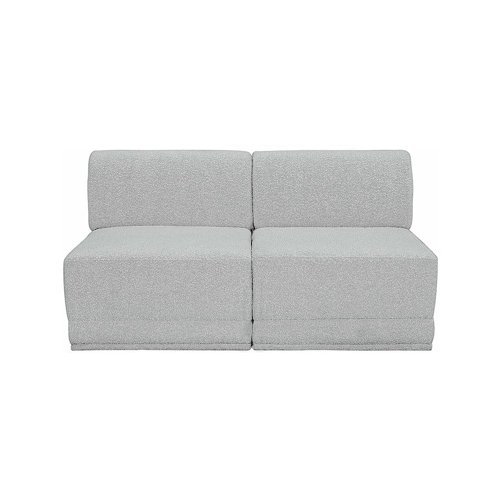 Ollie Grey Boucle Fabric Modular Sofa