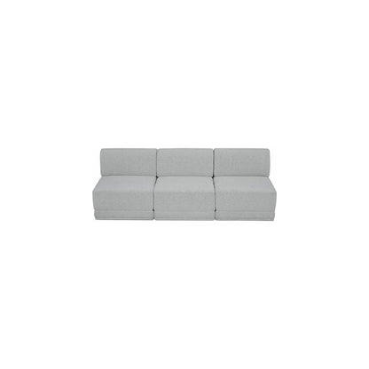 Ollie Grey Boucle Fabric Modular Sofa