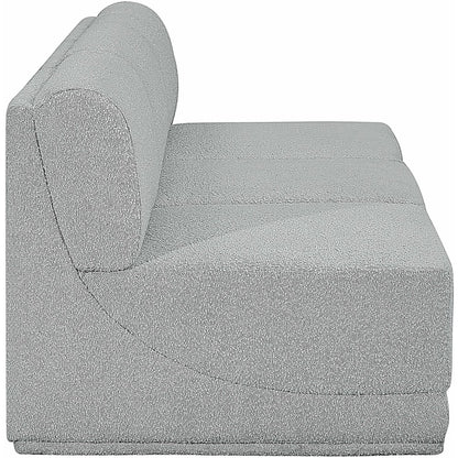 Ollie Grey Boucle Fabric Modular Sofa