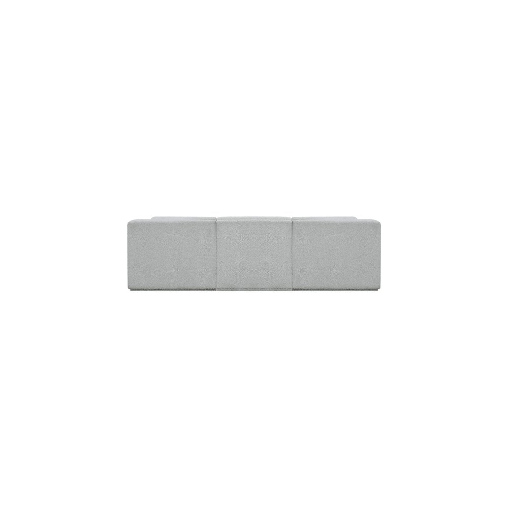 Ollie Grey Boucle Fabric Modular Sofa