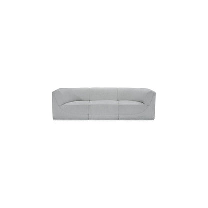 Ollie Grey Boucle Fabric Modular Sofa