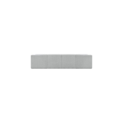 Ollie Grey Boucle Fabric Modular Sectional