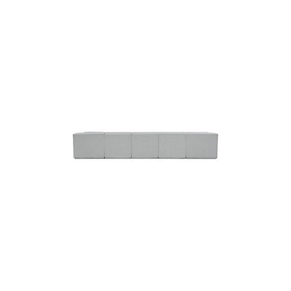 Ollie Grey Boucle Fabric Modular Sectional