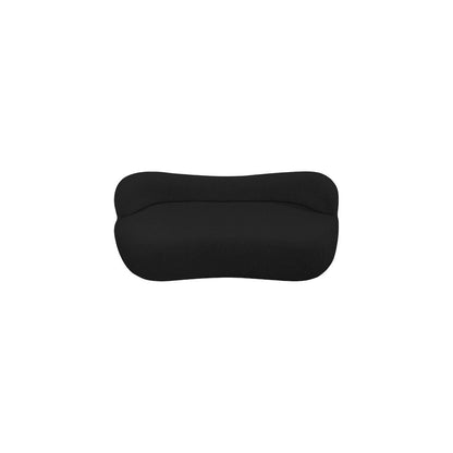 Flair Black Boucle Fabric Bench