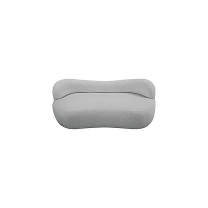 Flair Grey Boucle Fabric Bench