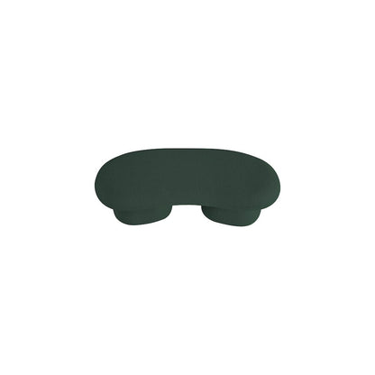 Luka Green Boucle Fabric Bench