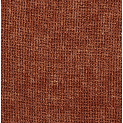 Quinn Cognac Chenille Fabric Armless Chair