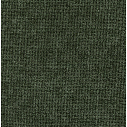 Quinn Green Chenille Fabric Armless Chair