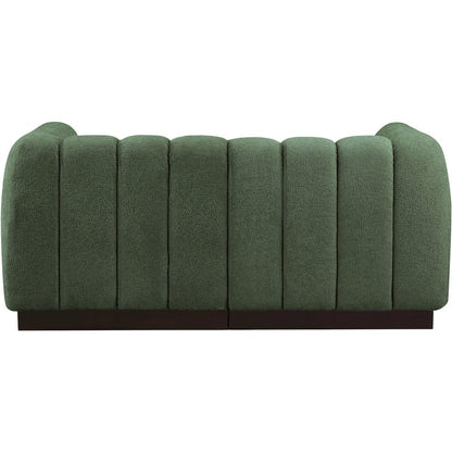 Quinn Green Chenille Fabric Modular Sofa