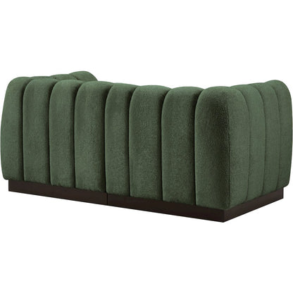 Quinn Green Chenille Fabric Modular Sofa