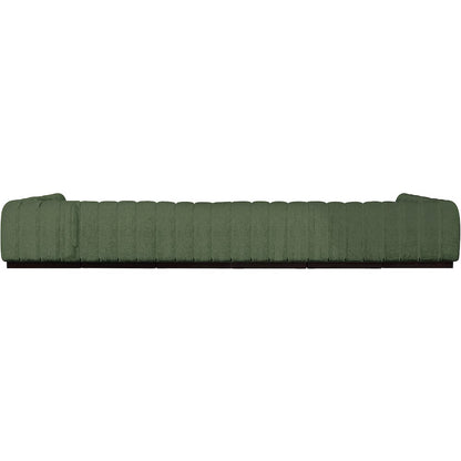 Quinn Green Chenille Fabric Modular Sectional