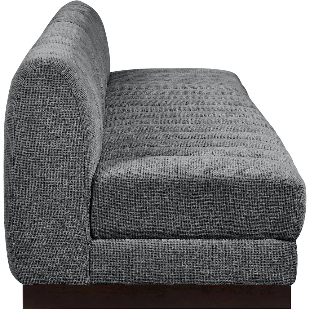 Quinn Grey Chenille Fabric Modular Sofa