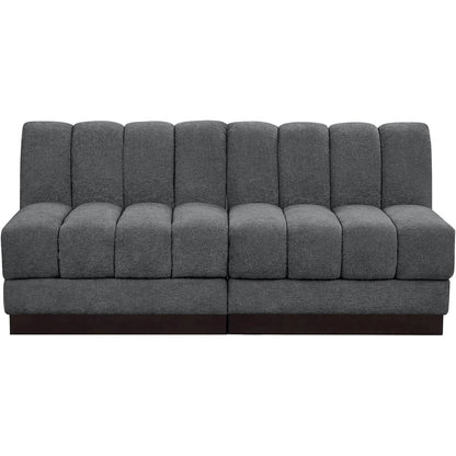 Quinn Grey Chenille Fabric Modular Sofa