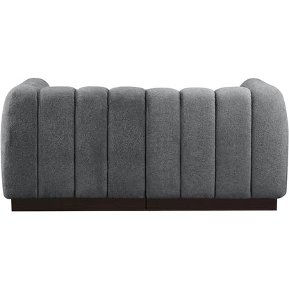 Quinn Grey Chenille Fabric Modular Sofa